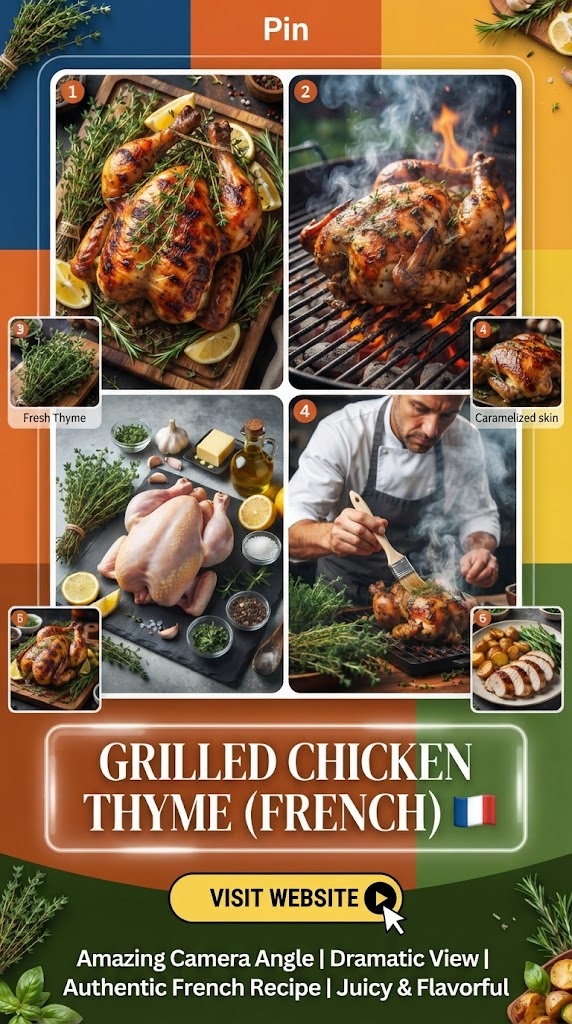 Grilled Chicken Thyme (French)