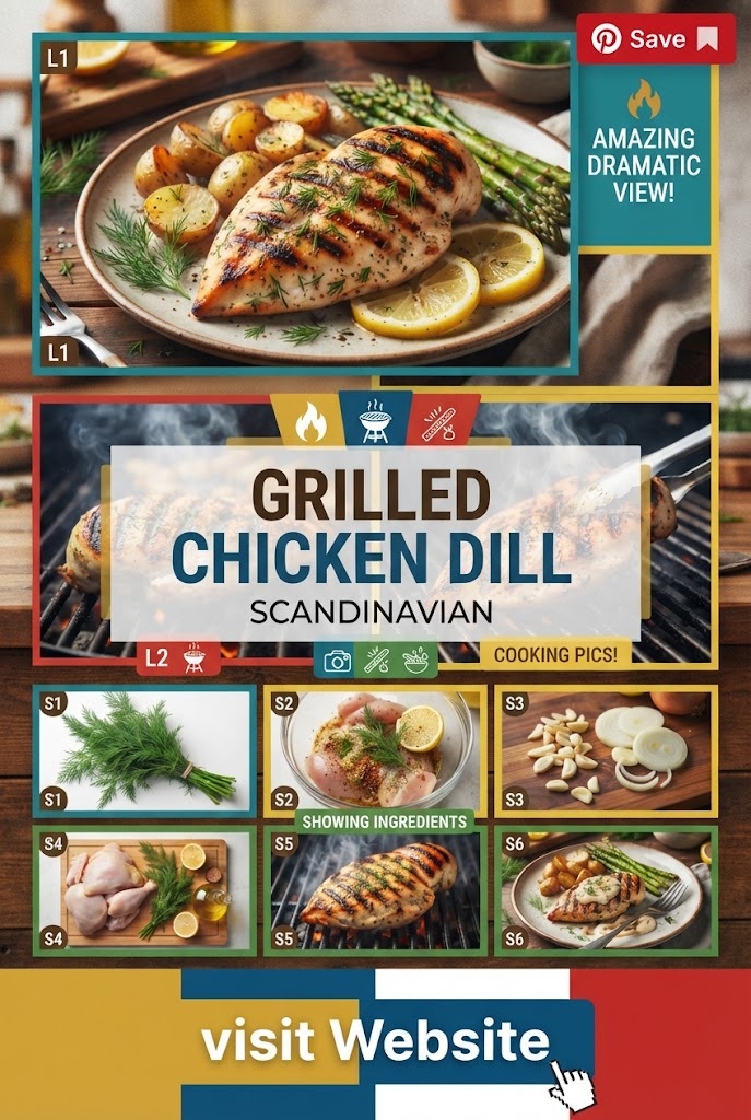 Grilled Chicken Dill (Scandinavian)