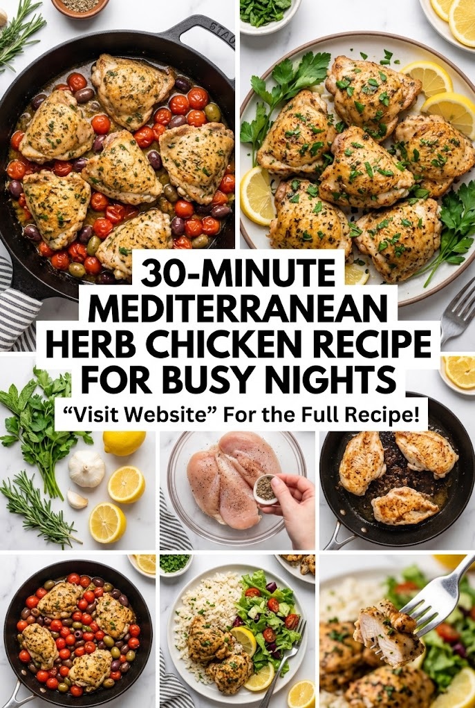 30-Minute Mediterranean Herb Chicken Recipe for Busy Nights
