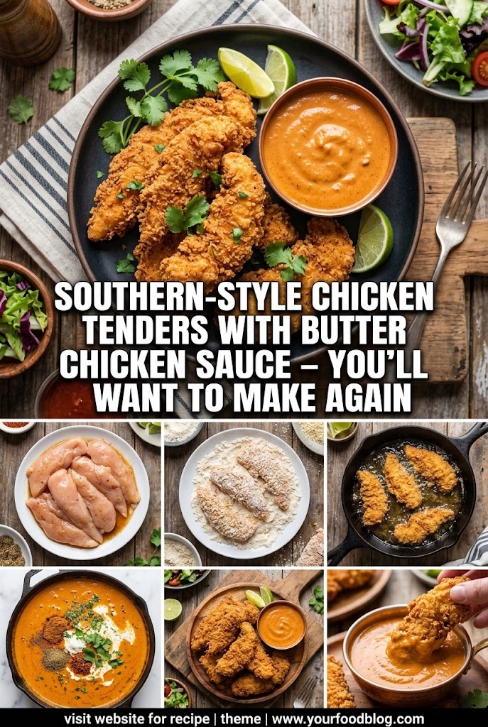 Southern-Style Chicken Tenders with Butter Chicken Sauce – You’ll Want to Make Again